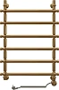 Полотенцесушитель электрический EWRIKA Медея B3 80х50 R, золото 473289 Полотенцесушитель электрический EWRIKA Медея B3 80х50 R, золото 473289