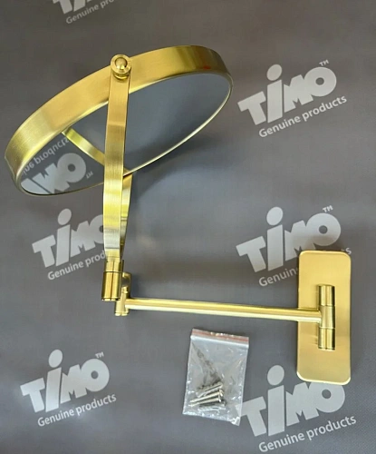 Зеркало косметическое Timo Selene 17076/17 золото матовое Зеркало косметическое Timo Selene 17076/17 золото матовое