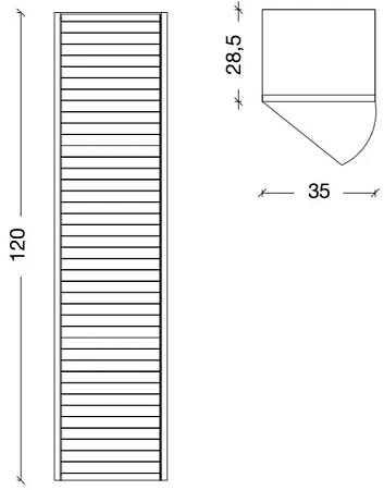 Шкаф-пенал Armadi Art Canale 846-BCR черный+хром без ножек Шкаф-пенал Armadi Art Canale 846-BCR черный+хром без ножек