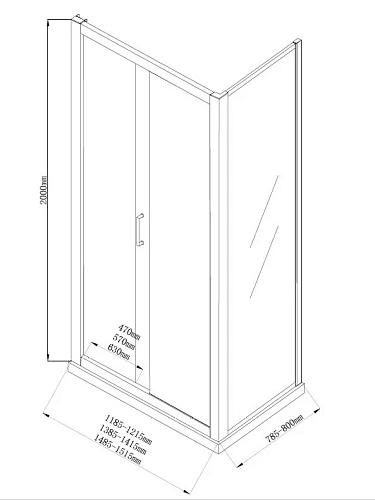 Душевой уголок Aquanet Alfa NAA1131 150x80, прозрачное стекло 00168419 Душевой уголок Aquanet Alfa NAA1131 150x80, прозрачное стекло 00168419