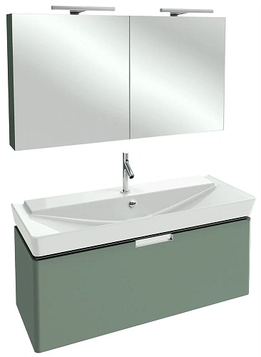 Комплект мебели 120 см Jacob Delafon Reve , белый блестящий, 1 ящик,с подсветкой, с 1 отверстием под E4800-00+EB798RU-G1C+EB1133-G1C Комплект мебели 120 см Jacob Delafon Reve , белый блестящий, 1 ящик,с подсветкой, с 1 отверстием под E4800-00+EB798RU-G1C+EB1133-G1C