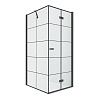 Картинка анонса товара «душевой уголок new trendy new soleo black r 90x90x195 d-0290a/d-0121b (черный)»