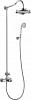 Душевая система CEZARES LIBERTY-F-CD-T-01 термостатическая, с ручным и верхним душем, хром