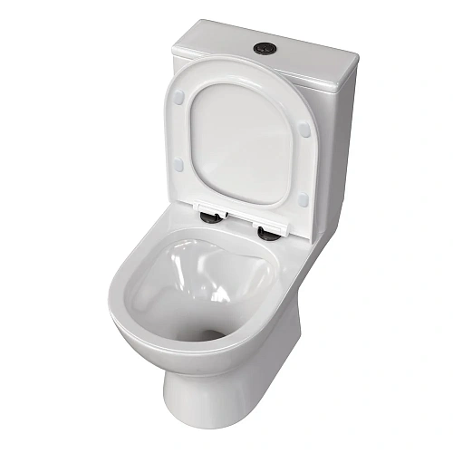 Унитаз напольный Taliente Arte белый, с бачком и крышкой микролифт AR35045+Nero pulsante Унитаз напольный Taliente Arte белый, с бачком и крышкой микролифт AR35045+Nero pulsante