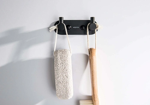 Крючок Aquatek ЕВРОПА AQ4102MB черный матовый Крючок Aquatek ЕВРОПА AQ4102MB черный матовый