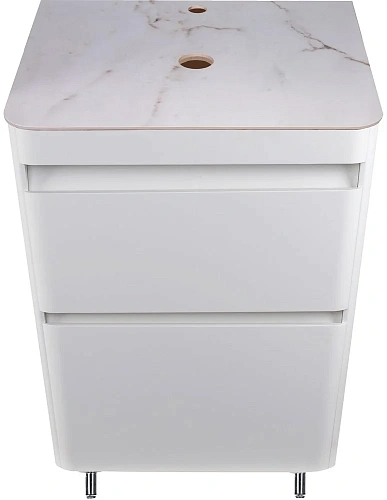 Столешница Style Line Атлантика 60 ID01, цвет белый глянцевый мрамор керамогранит СС-00002233 Столешница Style Line Атлантика 60 ID01, цвет белый глянцевый мрамор керамогранит СС-00002233