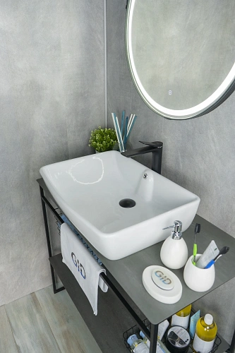 Раковина Gid N9121 51123 накладная белая 59x42x15.5 Раковина Gid N9121 51123 накладная белая 59x42x15.5