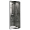 Картинка анонса товара «душевая дверь abber sonnenstrand ag04090b 90 см универсальная, профиль черный, стекло прозрачное»