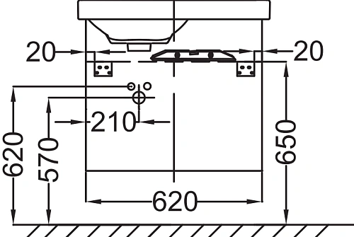 Комплект мебели 65 см Jacob Delafon Odeon Up , квебекский дуб, 1 выдвижной ящик, с левым крылом, зер E4758G-00+EB886-E10+EB795DRU-E10 Комплект мебели 65 см Jacob Delafon Odeon Up , квебекский дуб, 1 выдвижной ящик, с левым крылом, зер E4758G-00+EB886-E10+EB795DRU-E10