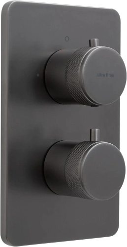 Смеситель для ванны Allen Brau Priority 5.31213-MG (с внутренней частью, 2 выхода) графит брашированный Смеситель для ванны Allen Brau Priority 5.31213-MG (с внутренней частью, 2 выхода) графит брашированный