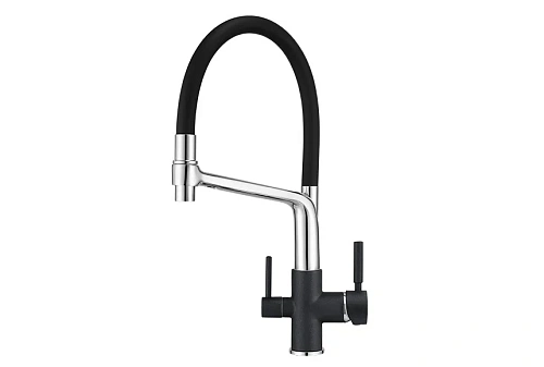 Смеситель для кухни GRANULA (0083, ШВАРЦ) Смеситель для кухни GRANULA (0083, ШВАРЦ)