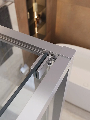 Душевой уголок CEZARES LUX-AH-FS-11-140/80-C-CR 140x80 см, профиль хром, стекло прозрачное Душевой уголок CEZARES LUX-AH-FS-11-140/80-C-CR 140x80 см, профиль хром, стекло прозрачное