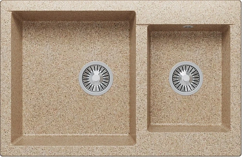 Кухонная мойка Polygran BRIG-772 №302 Песоч 621510 Кухонная мойка Polygran BRIG-772 №302 Песоч 621510