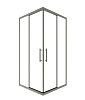 Душевой уголок Timo (T36) TKSS-90/13C-8 900x900x2000, профиль никель, стекло прозрачное 8 мм Душевой уголок Timo (T36) TKSS-90/13C-8 900x900x2000, профиль никель, стекло прозрачное 8 мм