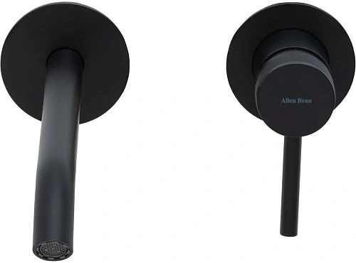 Смеситель для раковины Allen Brau Priority 5.31A03-31 (с внутренней частью) черный матовый Смеситель для раковины Allen Brau Priority 5.31A03-31 (с внутренней частью) черный матовый