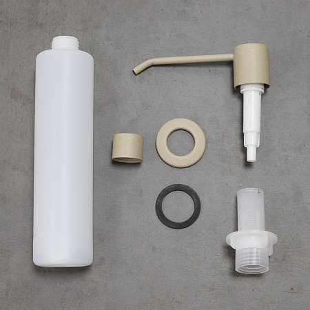 дозатор жидкого мылаLemark EXPERT LM8201, врезной, бежевый дозатор жидкого мылаLemark EXPERT LM8201, врезной, бежевый