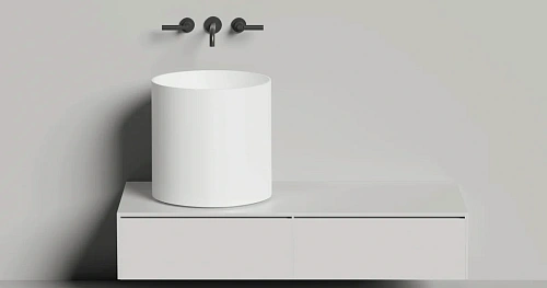 Раковина Salini ARMONIA ROUND 03 130423M 450x450 накладная S-Stone Раковина Salini ARMONIA ROUND 03 130423M 450x450 накладная S-Stone