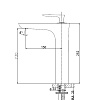 Смеситель для раковины Wonzon & Woghand Shark, хром (WW-481102-CR) Смеситель для раковины Wonzon & Woghand Shark, хром (WW-481102-CR)