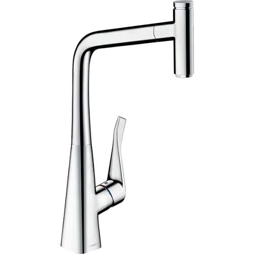 Смеситель для кухни hansgrohe Metris 14884000 Смеситель для кухни hansgrohe Metris 14884000