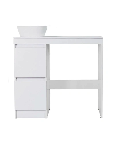 Тумба с раковиной Orange Sistema STM-100TUW+RA напольная, белый Тумба с раковиной Orange Sistema STM-100TUW+RA напольная, белый