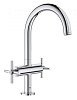 Картинка анонса товара «смеситель для раковины grohe atrio new на 1 отверстие, хром (21019003)»