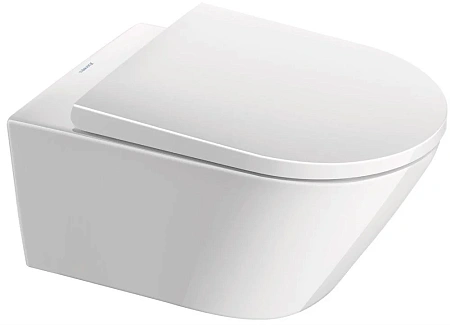 Унитаз подвесной Duravit D-Neo 45770900A1 Rimless с сиденьем микролифт Soft Close, цвет белый Унитаз подвесной Duravit D-Neo 45770900A1 Rimless с сиденьем микролифт Soft Close, цвет белый
