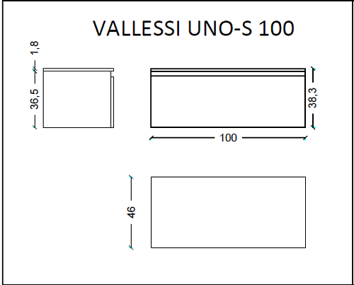 Тумба под раковину Armadi Art FLAT 100см LIGHT OAK VALLESSI UNO-S 897-100-L Тумба под раковину Armadi Art FLAT 100см LIGHT OAK VALLESSI UNO-S 897-100-L