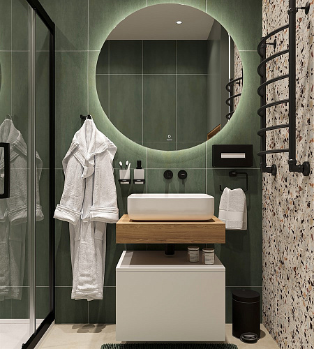 Столешница STWORKI Ольборг 60 дуб французский, без отверстий, с тумбой 60, с раковиной STWORKI Soul  488937 Столешница STWORKI Ольборг 60 дуб французский, без отверстий, с тумбой 60, с раковиной STWORKI Soul  488937