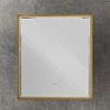 Зеркало CEZARES INTERNI 800x900 CZR-SPC-INT-800-900-LED-TCH-WARM-BORO с подсветкой, сенсорном и подогревом, брашированное золото Зеркало CEZARES INTERNI 800x900 CZR-SPC-INT-800-900-LED-TCH-WARM-BORO с подсветкой, сенсорном и подогревом, брашированное золото