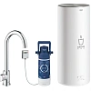 Смеситель для кухни GROHE Red Mono New с функцией кипячения воды (Водонагреватель L-size в комплекте 30080001 Смеситель для кухни GROHE Red Mono New с функцией кипячения воды (Водонагреватель L-size в комплекте 30080001
