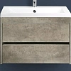 Тумба под раковину ART&MAX FAMILY Family-750-2C-SO-CV подвесная с двумя выкатными ящиками, Cemento V Тумба под раковину ART&MAX FAMILY Family-750-2C-SO-CV подвесная с двумя выкатными ящиками, Cemento V