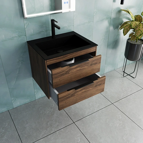 Тумба под раковину Vincea Chiara 2D 600 VMC-2C2600CO подвесная, C.Oak Тумба под раковину Vincea Chiara 2D 600 VMC-2C2600CO подвесная, C.Oak