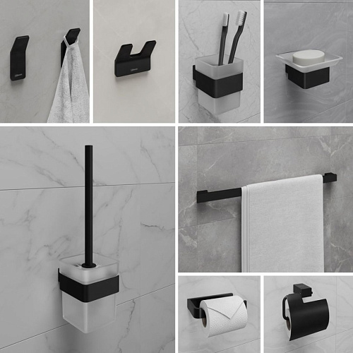 Крючок Lemark SMOOTH LINE чёрный матовый 9712002 Крючок Lemark SMOOTH LINE чёрный матовый 9712002