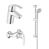 Комплект смесителей GROHE Eurosmart New, хром (123576)