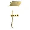 Душевая система Timo Petruma SX-5249/17SM встраиваемая с термостатом золото матовое