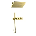 Душевая система Timo Petruma SX-5249/17SM встраиваемая с термостатом золото матовое Душевая система Timo Petruma SX-5249/17SM встраиваемая с термостатом золото матовое
