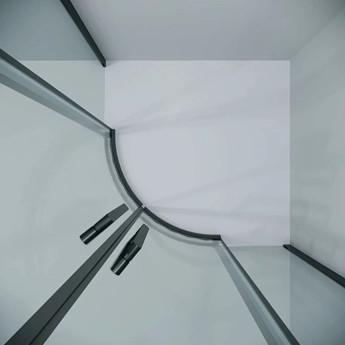 Душевой уголок GROSSMAN Classic 301.K33.04.1010.21.00 (100x100x195) полукруг,раздвиж,черн.мат,стекло прозрачн Душевой уголок GROSSMAN Classic 301.K33.04.1010.21.00 (100x100x195) полукруг,раздвиж,черн.мат,стекло прозрачн