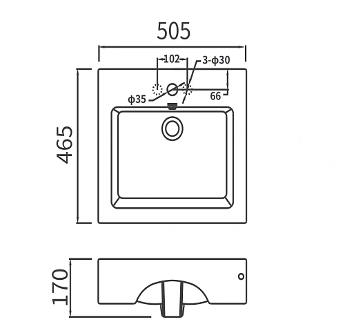 Раковина ARROW AP474 накладная Раковина ARROW AP474 накладная