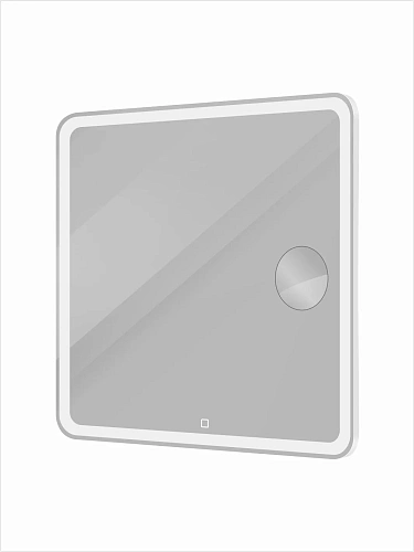 Зеркало BelBagno SPC-MAR-800-800-LED-TCH-LNZ с подсветкой и встроенной линзой 3-х кратного увеличения Зеркало BelBagno SPC-MAR-800-800-LED-TCH-LNZ с подсветкой и встроенной линзой 3-х кратного увеличения