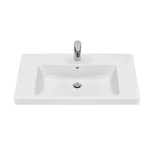 Раковина Roca The Gap Plus высокий бортик, 1 отверстие 80x46 3270M0004 Раковина Roca The Gap Plus высокий бортик, 1 отверстие 80x46 3270M0004