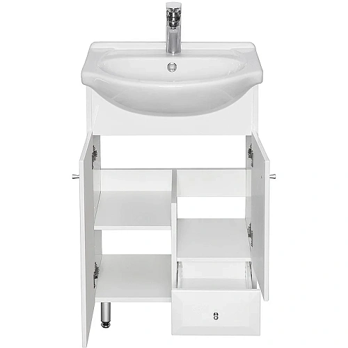 Тумба под раковину Aquaton Джимми 57 белый 1A250301DJ010 Тумба под раковину Aquaton Джимми 57 белый 1A250301DJ010