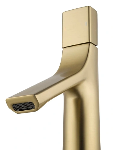Смеситель для раковины Wonzon & Woghand брашированное золото (WW-H010-BG) Смеситель для раковины Wonzon & Woghand брашированное золото (WW-H010-BG)