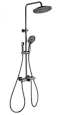 Душевая система Wonzon & Woghand с термостатом, темный графит (WW-B4113-BGG) Душевая система Wonzon & Woghand с термостатом, темный графит (WW-B4113-BGG)
