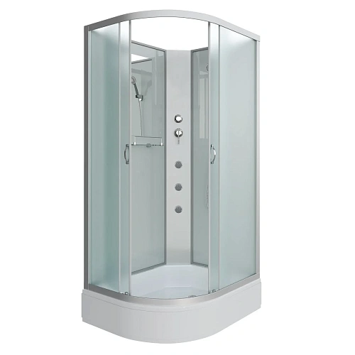 Душевая кабина Niagara Classic NG-33974-14RBKG (900х700х2000) средний поддон (26см) стекло матовое 339744RBKG Душевая кабина Niagara Classic NG-33974-14RBKG (900х700х2000) средний поддон (26см) стекло матовое 339744RBKG