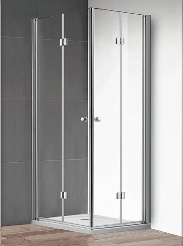 Душевой уголок CEZARES ECO-O-ASH-2-80/90-C-Cr 80x90см стекло прозрачное, профиль хром Душевой уголок CEZARES ECO-O-ASH-2-80/90-C-Cr 80x90см стекло прозрачное, профиль хром