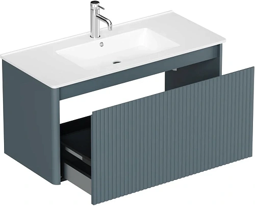 Тумба под раковину Allen Brau Gravity 100 1.370018.BGM синий матовый Тумба под раковину Allen Brau Gravity 100 1.370018.BGM синий матовый