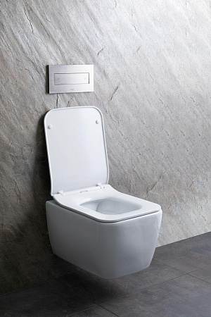 Унитаз подвесной Allen Brau Liberty 4.33007.20 с крышкой, белый