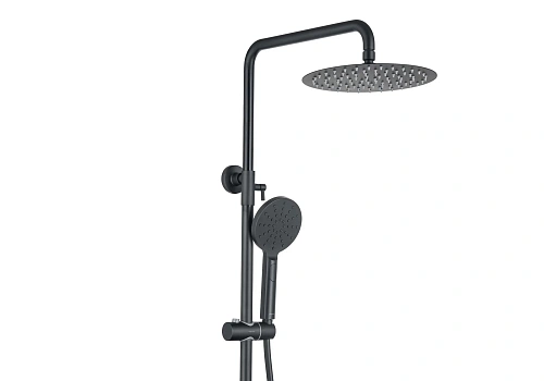 Душевая система Aquatek ВЕГА AQ2040MB черный матовый Душевая система Aquatek ВЕГА AQ2040MB черный матовый