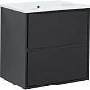 Тумба под раковину Aquanet Милан 65 черный глянец 00306379 Тумба под раковину Aquanet Милан 65 черный глянец 00306379