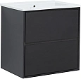 Тумба под раковину Aquanet Милан 65 черный глянец 00306379 Тумба под раковину Aquanet Милан 65 черный глянец 00306379